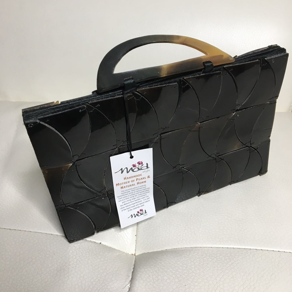 Unique Handmade Mother of Pearl Handbag Purse